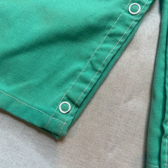 Vintage Baby One piece playsuit Overalls Teal Green Unisex Girl Boy - Picture 3 of 3